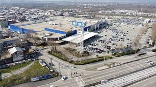 Metro Center Bursa exterior aerial view showing retail complex and surrounding area