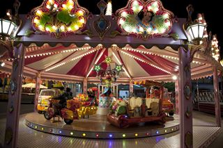 Children's carousel at M1 Konya Shopping Centre