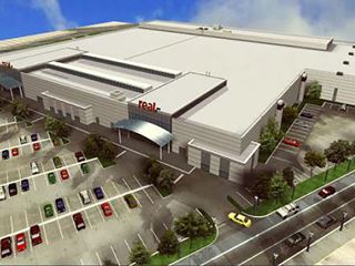 Aerial view of Real Antalya Shopping Centre